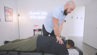 SI JOINT RELIEF  CHIROPRACTIC ADJUSTMENT  LOUD SPINE CRACKS [upl. by Ellatnahc]