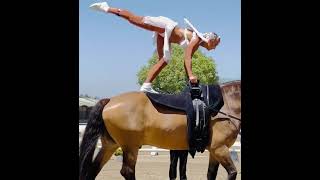 Dena Weiner doing my DRAMA Horse Vaulting Routine 6 22 2024 [upl. by Ahsya]