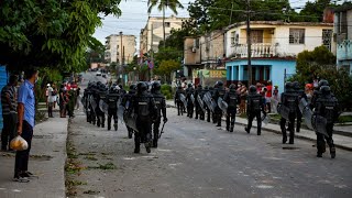 Cuba en pie de lucha protestas en Cuba dejan heridos enfrentamientos y denuncias de abuso policial [upl. by Neumann]