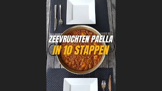 Zeevruchten Paella  In 10 Stappen [upl. by Puett]