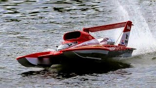 RC Hydroplane Racing Compilation  Electrics amp Nitros amp Gassers Oh My [upl. by Yennek]