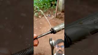 stop water leak from metal tube DIY shorts​ tools [upl. by Hutson]