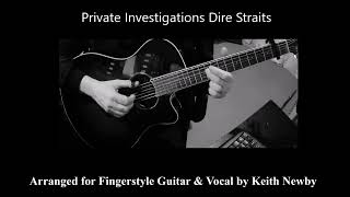 Private Investigations  Dire Straits Cover Fingerstyle [upl. by Johnath]