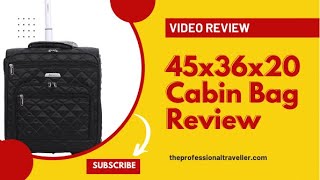 🧳 The Perfect 45x36x20 Review and Packing Demo  Free With Easyjet Flights [upl. by Oratnek505]