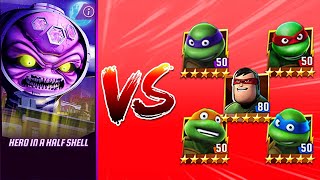 TMNT Legends Pulverizer Ninja Turtles Classic VS Kraang Prime [upl. by Aydan]