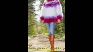 One of a kind supreme quality longhair mohair sweater by SuperTanya [upl. by Nahsrad]