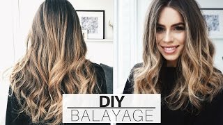 DIY 20 At Home Hair Balayage  Ombre Tutorial UPDATED  Ad [upl. by Nagirrek]