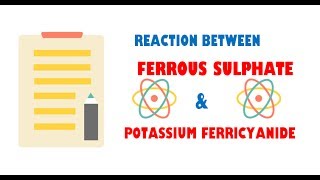 Ferrous Sulphate and Potassium Ferricyanide  Reaction [upl. by Dj]