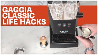 Coffee Seminar  Gaggia Classic Espresso Machine Life Hacks [upl. by Mcmahon]