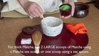 How to make Matcha Traditional Japanese Green Tea [upl. by Ayar]