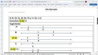 Operaciones combinadas con intervalos [upl. by Narib]