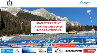 Biathlon Camp Ita e Coppa Italia Fiocchi  Staffette e Sprint  ANTERSELVA [upl. by Aihc]