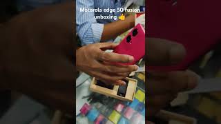 Motorola edge 50 fusion mobile unboxing 🥰 viralshort shorts unboxing viral ytshorts motorola [upl. by Aiuqal775]