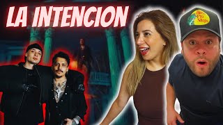 CHRISTIAN NODAL x PESO PLUMA  LA INTENCION  REACCION [upl. by Oeramed]