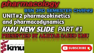 pharmacodynamics pharmacology bsc nursing 3rdsemesterbsnbsnursing pharmacodynamics [upl. by Cerallua]