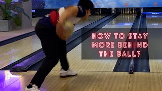 TwoHanded Bowling Fundamentals How to stay more behind the ball [upl. by Barrett497]