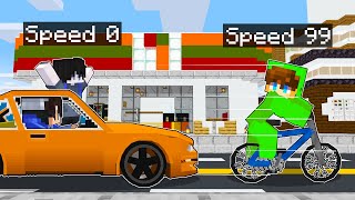 Karera ng MUSTANG VS EBIKE sa OMOCITY  Minecraft PE Tagalog [upl. by Laicram]