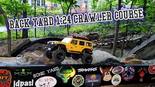 back yard 124 scale crawler course by Fern Solo [upl. by Doig889]