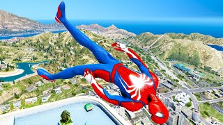 GTA 5 Epic Water Ragdolls Spiderman Vs Minions Hulk Squid Dolls Gorilla King Kong PART [upl. by Amehsat]