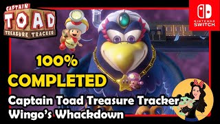 WINGOS WACKDOWN  GEMS STAR AND BONUS Episode 3 Level 28 328  Captain Toad Treasure Tracker [upl. by Schick]