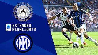 Udinese vs Inter Milan Extended Highlights  Serie A  CBS Sports Golazo [upl. by Ilona]