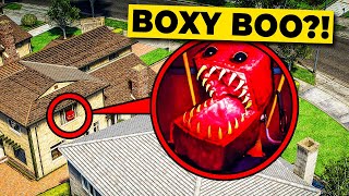 In GTA 5 Drone CATCHES Boxy Boo inside House [upl. by Allesiram]