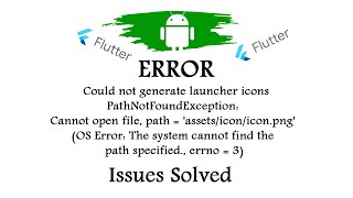 PathNotFoundException Cannot open file path  assetsiconiconpng [upl. by Lenoel]