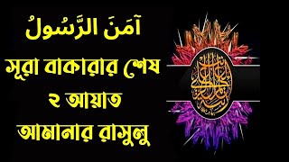 সূরা বাকারার শেষ ২ আয়াত  Recited by Besir Duraku  Surah Al Baqarah last 2 Ayat  Amanar Rasulu [upl. by Anilok]