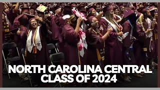 North Carolina Central University Class of 2024 Commencement WalkIn [upl. by Adnor]