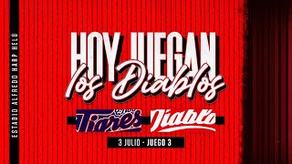 ¡En VIVO Tigres Vs Diablos Rojos Juego 3 3 julio 2022 [upl. by Aninep]