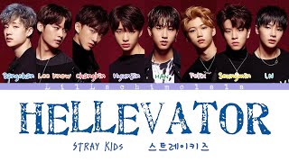 Stray Kids “Hellevator” Colour Coded Lyrics Romanized [upl. by Celka]