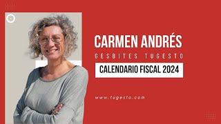 📅 ¡Descarga el calendario fiscal 2024  GesBites tugesto [upl. by Ovid]