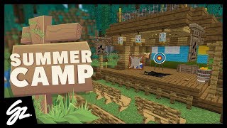 WELCOME TO CAMP  Minecraft Summer Camp  1 [upl. by Atikin]