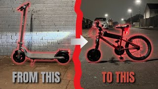 I Transformed My EScooter into an EBike – Here’s How It Went [upl. by Roddy399]