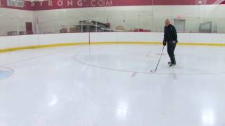 How to One Foot Stop on Ice Skates [upl. by Ecilef800]