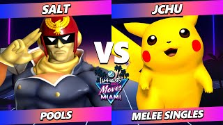 LMM Miami 2024  Salt Captain Falcon Vs JChu Pikachu Smash Melee  SSBM [upl. by Enaywd48]