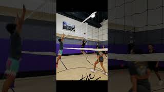 POV  Setter dump volleyball sports raybanmeta [upl. by Astera]