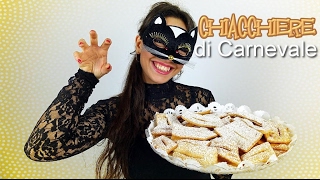 CHIACCHIERE DI CARNEVALE  Ricetta senza uova e senza burro [upl. by Elleinet290]