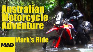 Motorcycle Adventure Australia  a tough adventure [upl. by Ennairol]