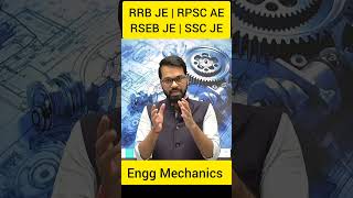 Engineering Mechanics  Most Important Topics  RRB JE  RPSC AE  RSEB JE  SSC JE [upl. by Acirretahs]