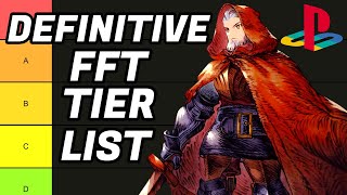 Final Fantasy Tactics All Characters and Jobs Ranked Best to Worst PSX [upl. by Leuname]