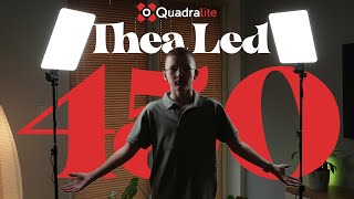 QUADRALITE THEA LED 450  idealne oświetlenie dla youtubera i filmowca [upl. by Letsou]