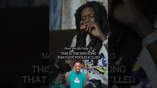 This is the Diss Song that got Foolio Klled🕊😱😱juliofoolio foolio shorts [upl. by Nesilla]