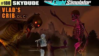 Skydude 180  Draculas Castle DLC  Flight LRBS LRPH LRPW LRUR LRTO [upl. by Ubald]