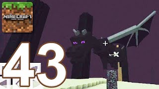 Minecraft Pocket Edition  Gameplay Walkthrough Part 43  Ender Dragon iOS Android [upl. by Nemsaj]