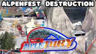 Canadas Wonderland AlpenFury Big Update [upl. by Letsirk]