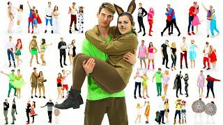 30 LastMinute COUPLE Halloween Costume Ideas DIY Costumes  CloeCouture [upl. by Aliam]