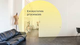 Excepciones procesales [upl. by Henn]