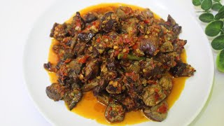 YANG COBAIN RESEP INI PASTI KETAGIHANRESEP SAMBAL ATI AMPELA [upl. by Elane]