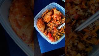 Easy dinner quinoa bowl with chicken wings [upl. by Nelg688]